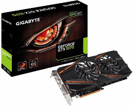 Grafička kartica NVIDIA Gigabyte GeForce GTX1070 WF2 OC, 8GB GDDR5