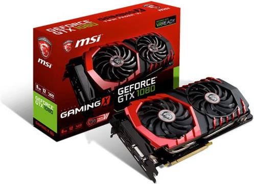 Grafička kartica nVidia MSI GeForce GTX 1080 Gaming X, 8GB GDDR5X