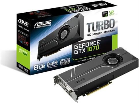 Grafička kartica nVidia Asus GeForce TURBO-GTX1070-8G, 8GB GDDR5