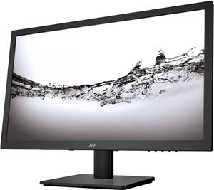 Monitor 18.5" AOC, E975SWDA, 1366x768, LCD LED, TN, 5ms, 90/65o, VGA, DVI-D, Zvučnici, crna, 36mj
