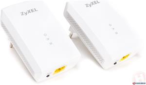 Powerline adapter ZYXEL PLA5206v2kit, 1000Mbps, 2xG-LAN, zidni
