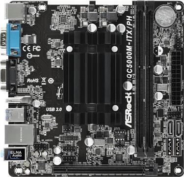 Matična ploča ASRock QC5000M-ITX/PH, AMD A4-5050/5000 Quad-Core, mATX