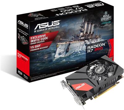 Grafička kartica AMD Asus Radeon R7 360 MINI-R7360-2G, 2GB GDDR5
