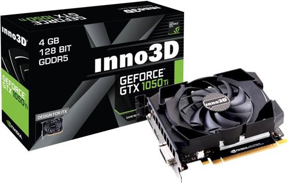 Grafička kartica nVidia Inno3D GeForce GTX 1050 Ti Compact X1, 4GB GDDR5