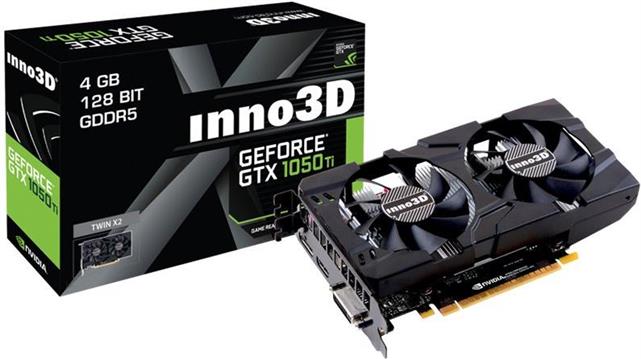 Grafička kartica nVidia Inno3D GeForce GTX 1050 Ti Twin X2, 4GB GDDR5