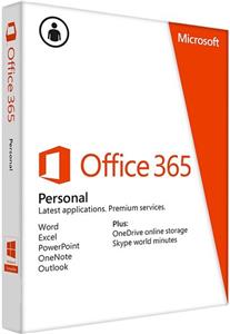 Microsoft Office 365 Personal, Engleski, QQ2-00543-00790, godišnja pretplata