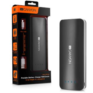 Canyon CNE-CPB156DG Battery charger for portable device 15600 mAh (Dark Grey)