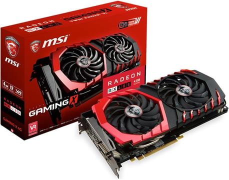 Grafička kartica MSI AMD Radeon RX 480 GAMING GDDR5 4GB/256bit, 1279MHz/7000MHz, PCI-E 3.0 x16, 2xDP, 2xHDMI, DVI-D, Twin Frozr VI Cooler LED(Double Slot), Backplate, Retail