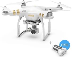 Drone DJI Phantom 3 Professional, 4K UHD kamera, 3D gimbal, upravljanje daljinskim upravljačem + dodatna baterija