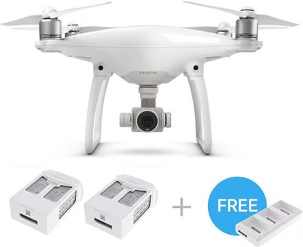 Drone DJI Phantom 4, 4K UHD kamera, 3D gimbal, upravljanje daljinskim upravljačem + 2x dodatna baterija i punjač