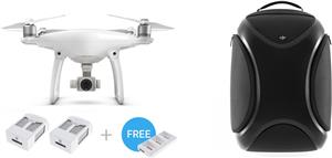 Drone DJI Phantom 4, 4K UHD kamera, 3D gimbal, upravljanje daljinskim upravljačem + 2x dodatna baterija, punjač i ruksak