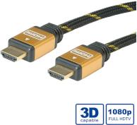 Roline GOLD HDMI kabel sa mrežom, HDMI M - HDMI M, 15m, 11.04.5508