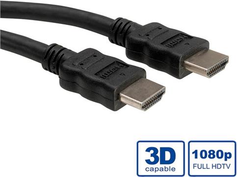 Roline HDMI kabel sa mrežom, HDMI M - HDMI M, 15m, 11.04.5548