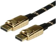 Roline GOLD DisplayPort kabel, DP M/M, 1.0m, 11.04.5644