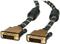 Roline GOLD DVI kabel, DVI-D (24+1) M/M, dual link, 1.0m, 11.04.5511