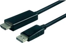 Roline VALUE DisplayPort kabel, DP M na UHDTV M, 2.0m, 11.99.5786