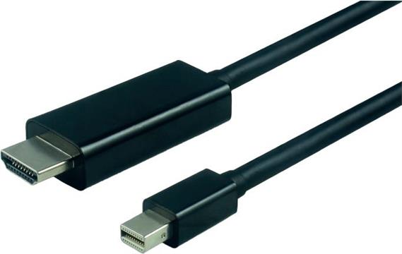 Roline VALUE mini DisplayPort kabel, mini DP M na UHDTV M, 2.0m, 11.99.5796