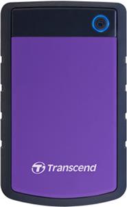 Transcend 4TB StoreJet H3P USB3.0, rubber casing, military-grade shock resistance with 3-stage shock protection, 3yrs, purple, Quick Reconnect Button, TS4TSJ25H3P