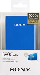 Powerbank Sony 5800 mAh, plavi