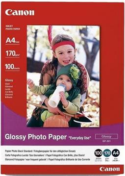 Papir Canon Glossy Photo Paper, GP-501, A4, 190g, 100 listova