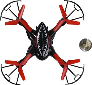 Dron Vivanco Quadrocopter s kamerom, crno-crveni