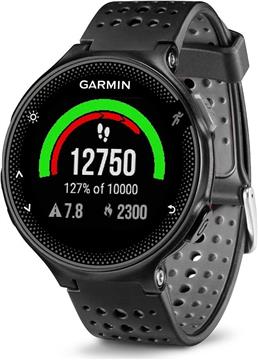Sportski sat GARMIN Forerunner 235, GPS, za trčanje, ugrađen senzor otkucaja srca, crno-sivi