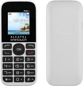 Mobitel Alcatel OT-1016D, 4 MB, Dual SIM, bijeli