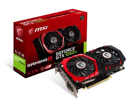 Grafička kartica nVidia MSI GeForce GTX 1050 Ti Gaming X, 4GB GDDR5