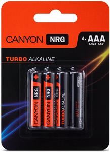 Baterija Canyon alkalna NRG AAA, 4 kom