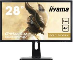 Monitor 28" IIYAMA G-Master GB2888UHSU 16:9 4K Ultra HD (3840x2160) LED TFT, 1ms, 300 cd/m2, D-Sub/HDMI×2/HDMI-MHL/DP/USB3.0×3, HDCP 2.2, zvučnici, crni