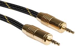 Roline GOLD Audio kabel 3.5mm Stereo, M/M, 2.5m, 11.09.4283