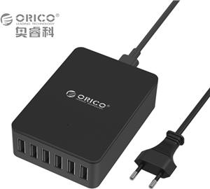 Orico 6-portni USB punjač, crni (ORICO CSL-6U-EU-BK)