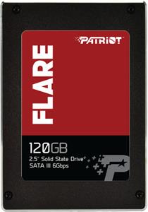 SSD Patriot Flare 120 GB, SATA III, MLC, 2.5", PFL120GS25SSDR