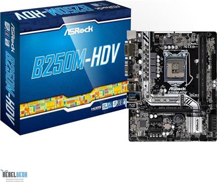 Matična ploča ASRock B250M-HDV, s1151, mATX