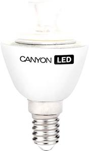CANYON PE14CL6W230VN LED lamp, P45 shape, clear, E14, 6W, 220-240V, 150°, 494 lm, 4000K, Ra>80, 50000 h