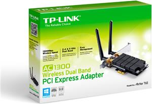 TP-Link Archer T6E, AC1300, WLAN Dual Band Wireless PCIe