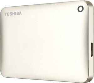 HDD external TOSHIBA 1TB CANVIO Connect II 6.63cm(2.5"), gold, HDTC810EC3AA