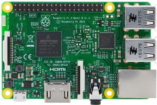 Raspberry Pi 3 model B, WiFi, Bluetooth onboard