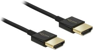 Kabel DELOCK Premium, HDMI-A (M) na HDMI-A (M), 3D, 4K, High Speed, 2m