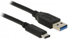 Kabel DELOCK, USB 3.1-A (M) SuperSpeed na USB 3.1-C (M) SuperSpeed, 1m