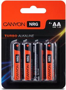 Baterija Canyon alkalna NRG AA, 4 kom
