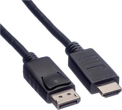 Roline VALUE DisplayPort kabel v1.1, DP(M) - HDTV(M), 4.5m