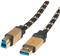 Roline GOLD USB3.0 kabel TIP A/B M/M, 1.8m