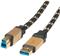Roline GOLD USB3.0 kabel TIP A/B M/M, 3.0m