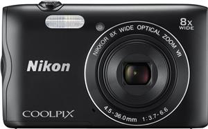 Digitalni fotoaparat Nikon Coolpix A300, crni