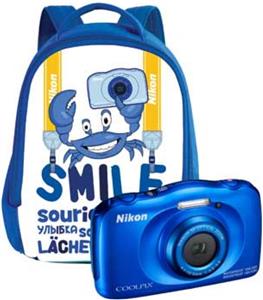 Digitalni fotoaparat Nikon Coolpix W100 Blue Backpack kit