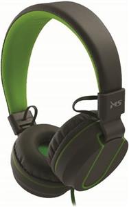 Slušalice MS FEVER_2 slušalice s mikrofonom, sivo-zelena