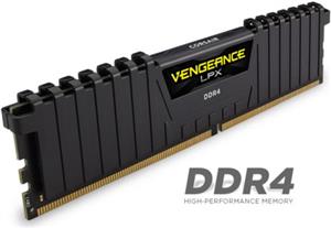 Memorija Corsair 16 GB DDR4 3000 MHz Vengeance Black, CMK16GX4M1B30C15