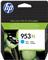 HP 953XL High Yield Cyan Original Ink Cartridge, F6U16AE