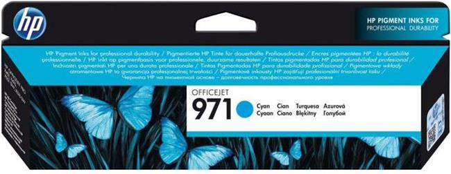 HP 971 Cyan Original Ink Cartridge, CN622A